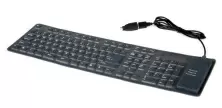 Клавиатура Gembird Flexible KB-109F-B, черный
