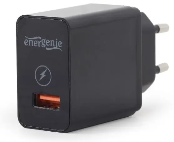 Зарядное устройство Energenie EG-UQC3-01, черный на tehnoparc.md Зарядное устройство Energenie EG-UQC3-01, черный
