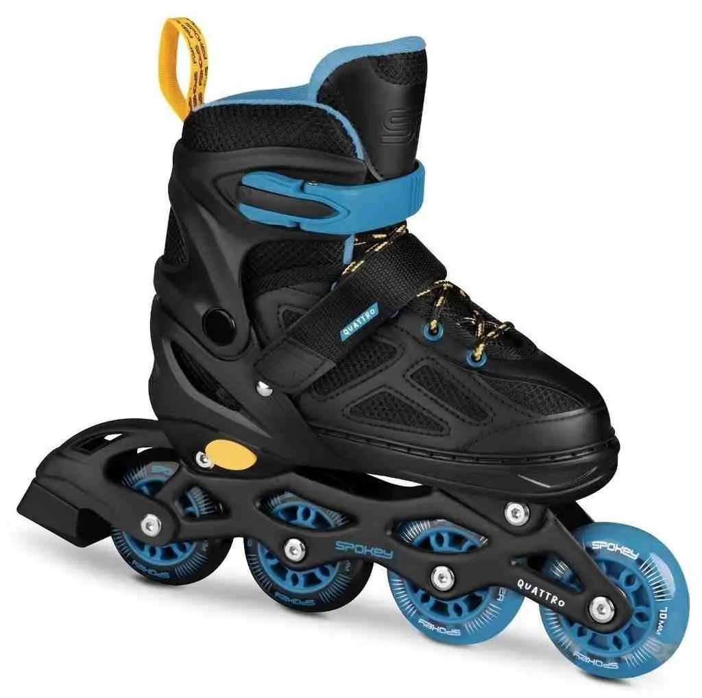 Роликовые коньки Spokey Quattro 4in1 38-41, черный/синий на tehnoparc.md Роликовые коньки Spokey Quattro 4in1 38-41, черный/синий