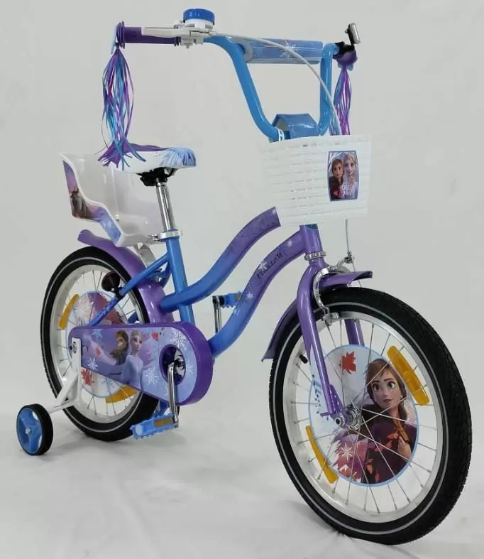 Bicicletă pentru copii Belcom Frozen II 20, albastru deschis