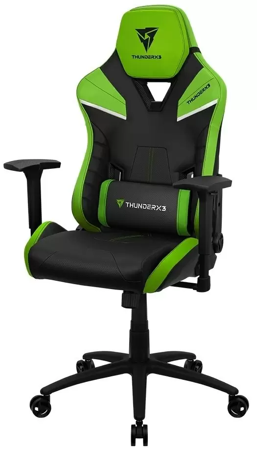 Компьютерное кресло ThunserX3 TC5, черный/зеленый