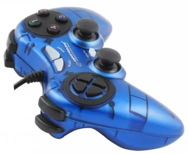 Gamepad Esperanza Fighter, albastru