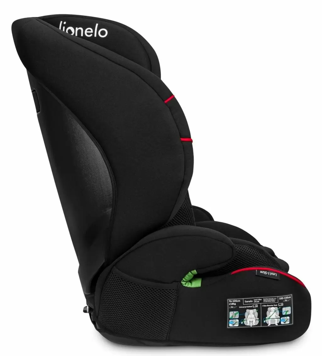 Scaun auto Lionelo Levi I-Size, negru