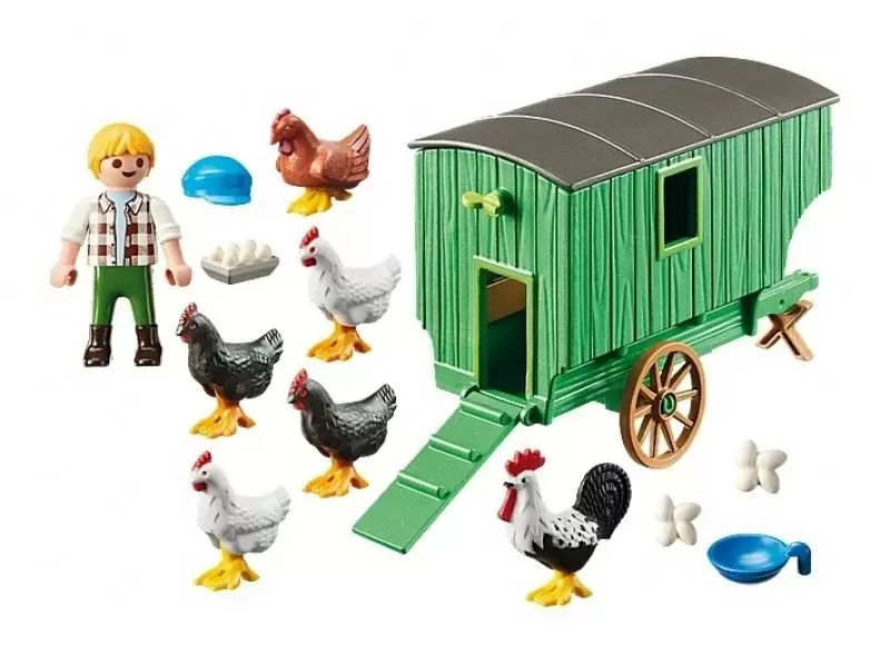 Set jucării Playmobil Chicken Coop