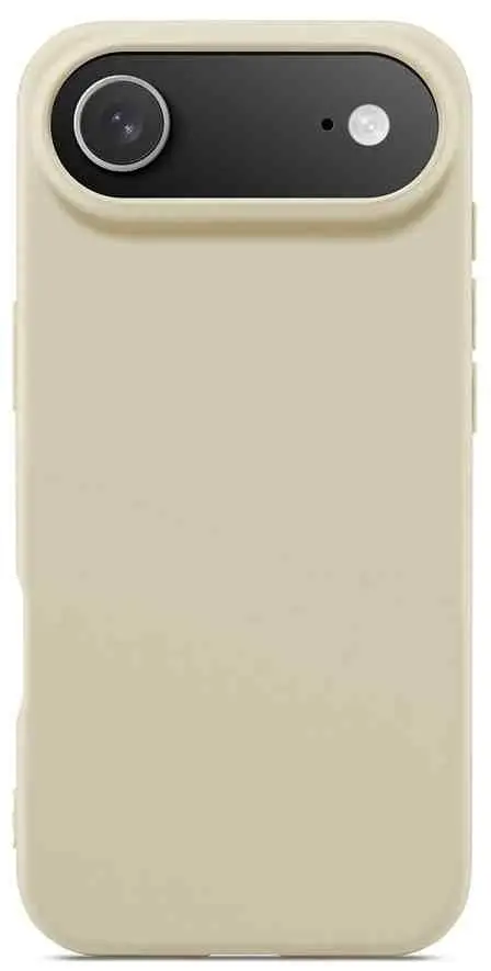 Husă de protecție WOO Liquid Silicone iPhone 17 Air (WOOLSCMIP17ABE), bej