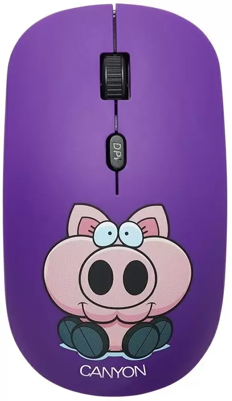 Mouse Canyon CND-CMSW401PB, negru/violet