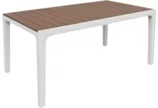 Садовый стол Keter Harmony, белый/коричневый