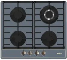 Plită incorporabilă cu gaz Haier HHX-M64ATQBB, gri