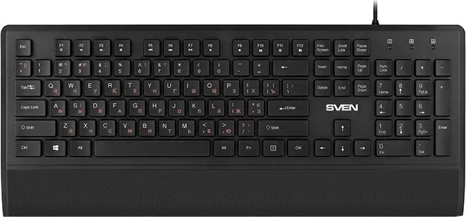 Tastatură Sven KB-E5500, negru