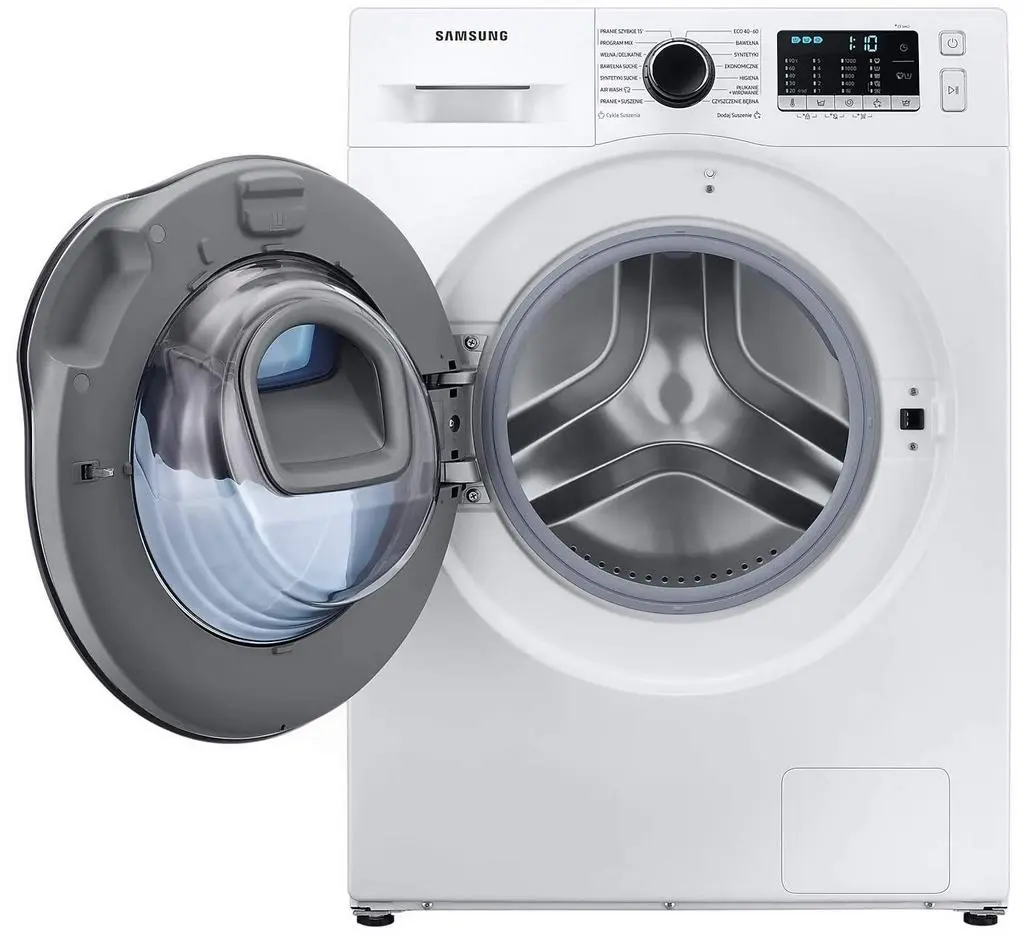 Стиральная машина Samsung WD8NK52E0ZW/EO, белый/черный