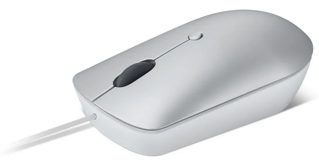 Мышка Lenovo 540 USB-C Compact Wired, серебристый