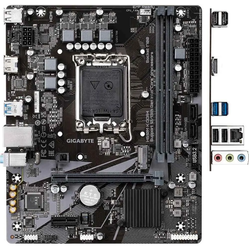 Материнская плата Gigabyte H610M K DDR4 2.0