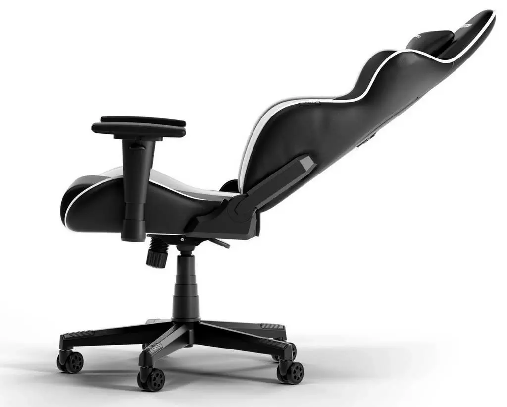 Геймерское кресло DXRacer Gladiator-N23-L-NW-LTC-X1, черный/белый