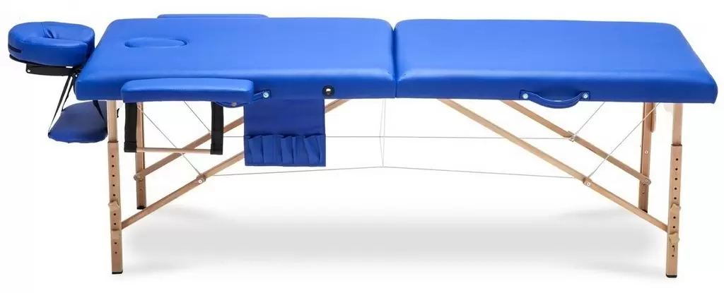 Masă de masaj cu 2 secţiuni BodyFit 579 XXL, albastru