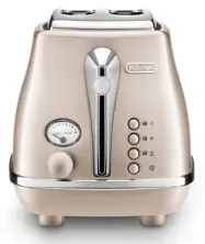 Тостер DeLonghi CTOT 2103.BG, бежевый на tehnoparc.md Тостер DeLonghi CTOT 2103.BG, бежевый