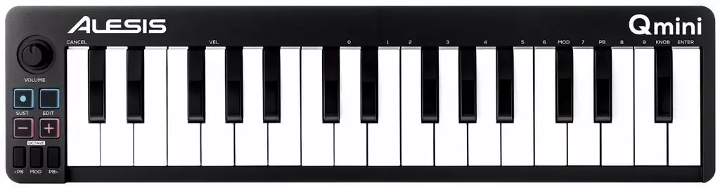 MIDI-claviatură Alesis Q Mini, negru