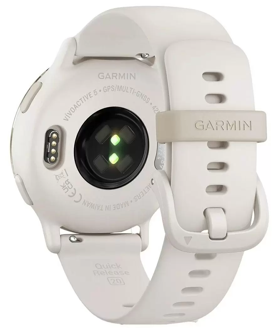 Умные часы Garmin vivoactive 5, Cream Gold/Ivory