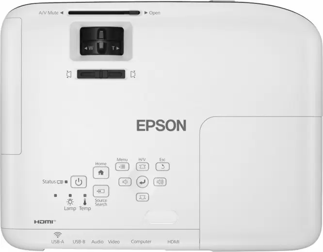 Проектор Epson EB-X51, белый/черный