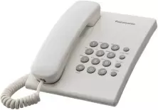 Telefon cu fir Panasonic KX-TS2350UAW, alb