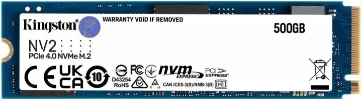 SSD накопитель Kingston NV2 M.2 NVMe, 500GB