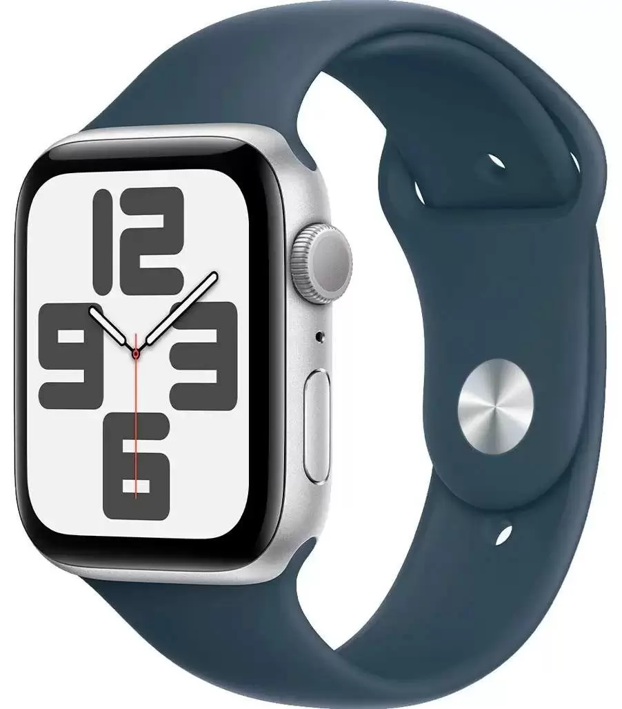 Smartwatch Apple Watch SE 2 44mm Aluminum Case with Storm Blue Sport Band Silver M/L