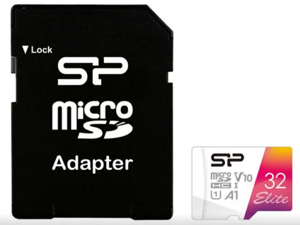 Карта памяти Silicon Power microSD Class10 A1 V10 UHS-I + SD adapter, 32GB