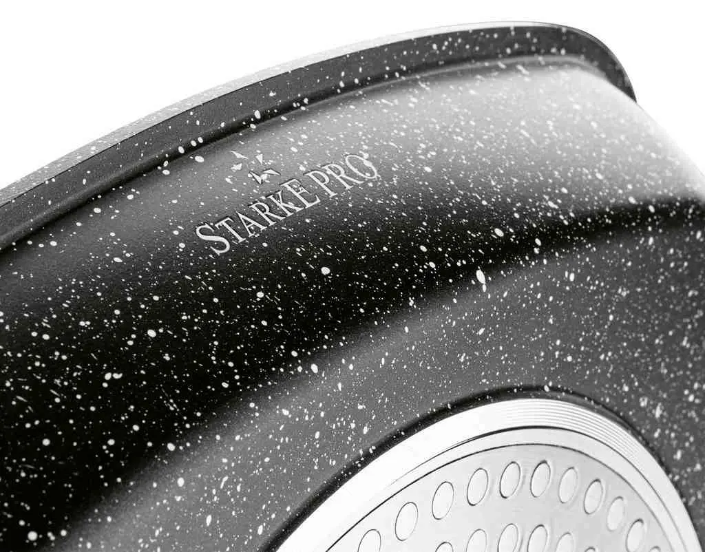 Сковорода гриль Starke Pro Chelsea 28cm, черный на tehnoparc.md Сковорода гриль Starke Pro Chelsea 28cm, черный