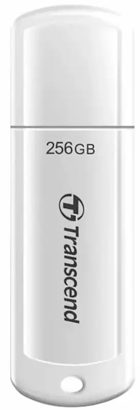 Flash USB Transcend JetFlash 730 256GB, alb