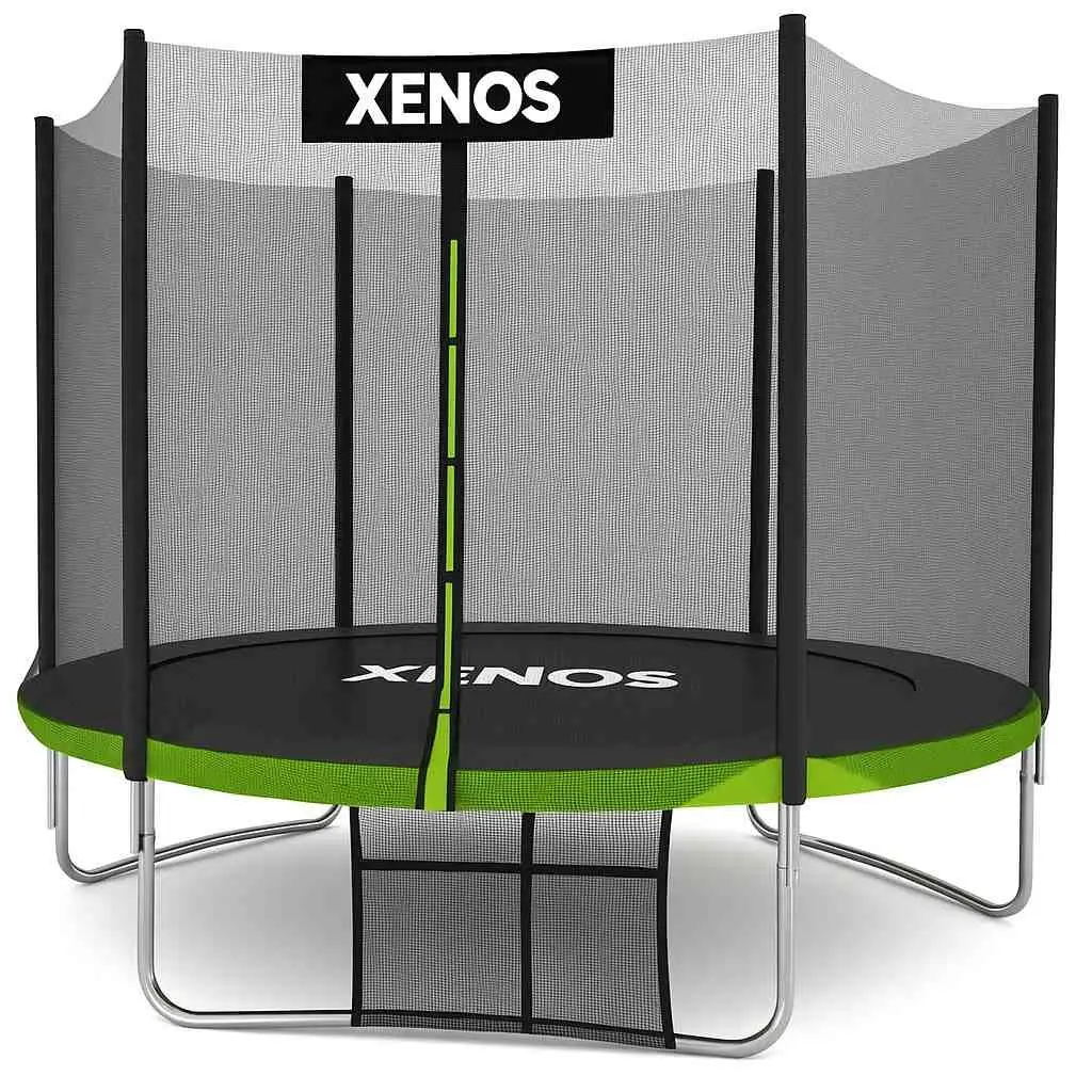 Батут Xenos XT-6FT 183cm, черный/зеленый