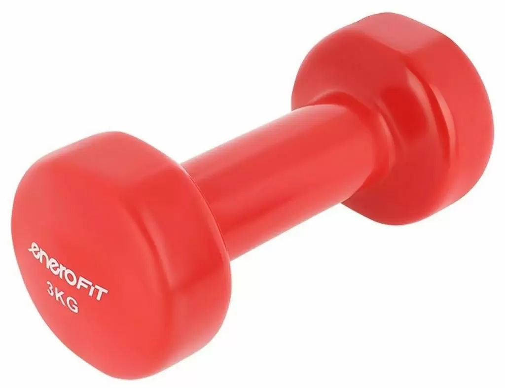 Гантель Enero Vinyl Dumbbell 3кг, красный