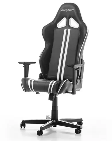 Компьютерное кресло DXRacer Racing GC-R9-NW-Z1, черный/белый