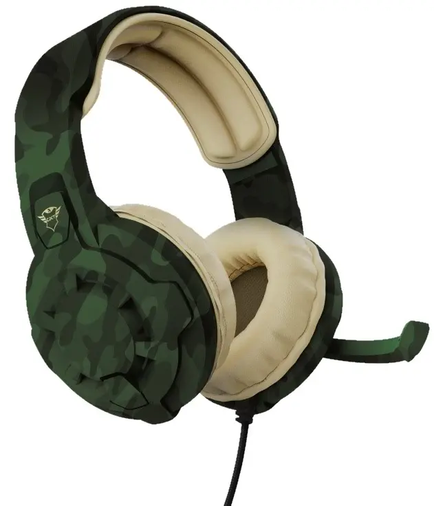 Căşti Trust GXT 411K Radius jungle, kaki/verde