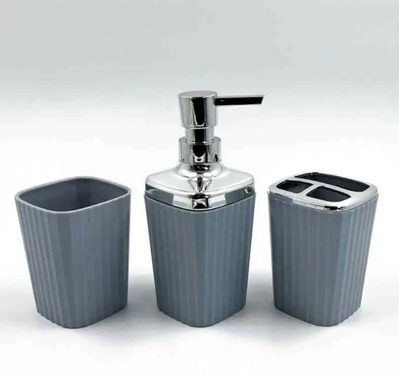 Set pentru baie 4Life Modern Style, gri