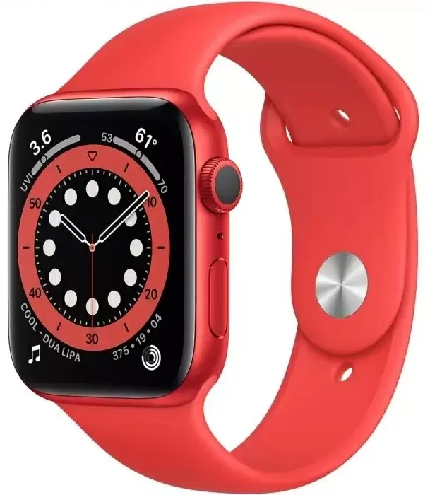 Умные часы Apple Watch Series 6 44mm, корпус из алюминия красного цвета