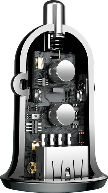 Încărcător auto Baseus CCALLP-01, negru