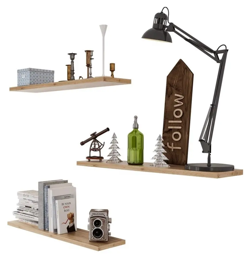 Set de rafturi Mobhaus Fedor, stejar wotan