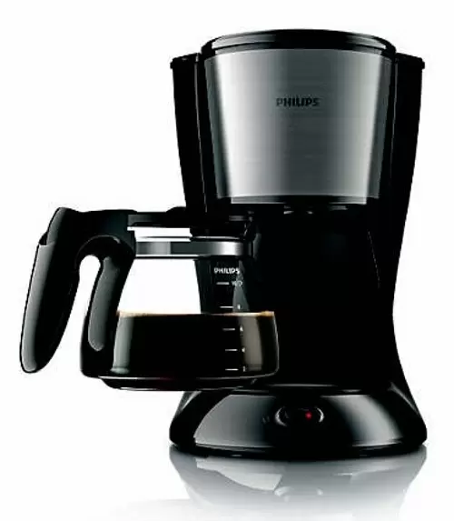 Cafetieră electrică Philips HD7462/20, negru/gri