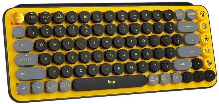 Клавиатура Logitech POP Keys, черный/желтый