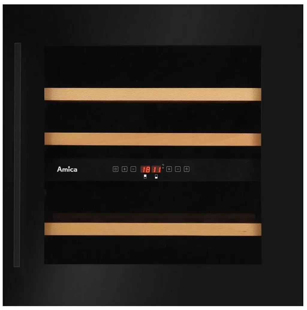Винный шкаф Amica WCB2K60B36.1, черный