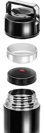 Termos pentru bucate MPM STO-1/2, negru