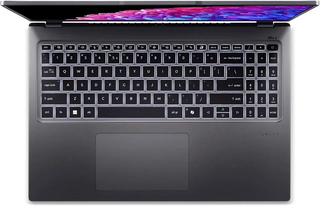 Laptop Acer Swift Go 16 OLED SFG16-72 (16.0"/3.2K/Core Ultra 7 155U/16GB/1TB), gri pe tehnoparc.md Laptop Acer Swift Go 16 OLED SFG16-72 (16.0"/3.2K/Core Ultra 7 155U/16GB/1TB), gri