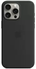 Husă de protecție Apple iPhone 15 Pro Silicone Case with MagSafe, negru