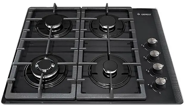 Plită incorporabilă cu gaz Gefest CBH 2230-01 K2, negru