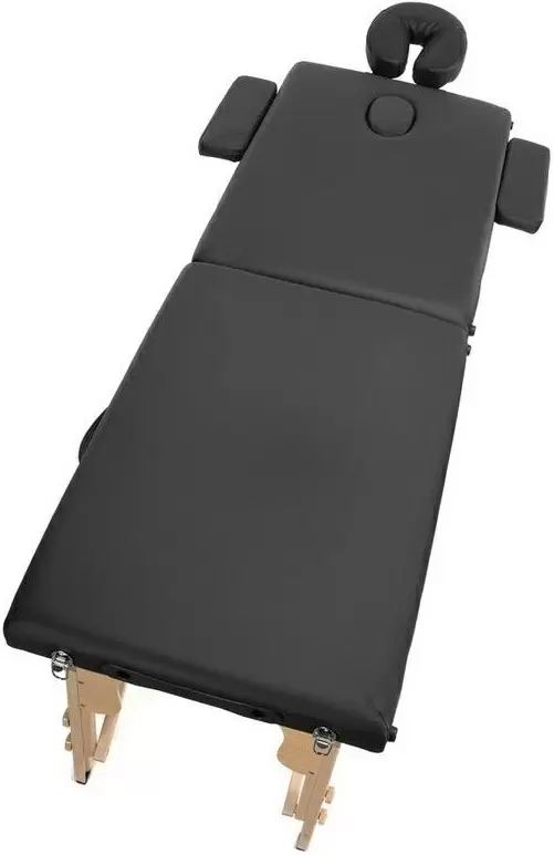 Masă de masaj cu 2 secţiuni BodyFit 460, negru