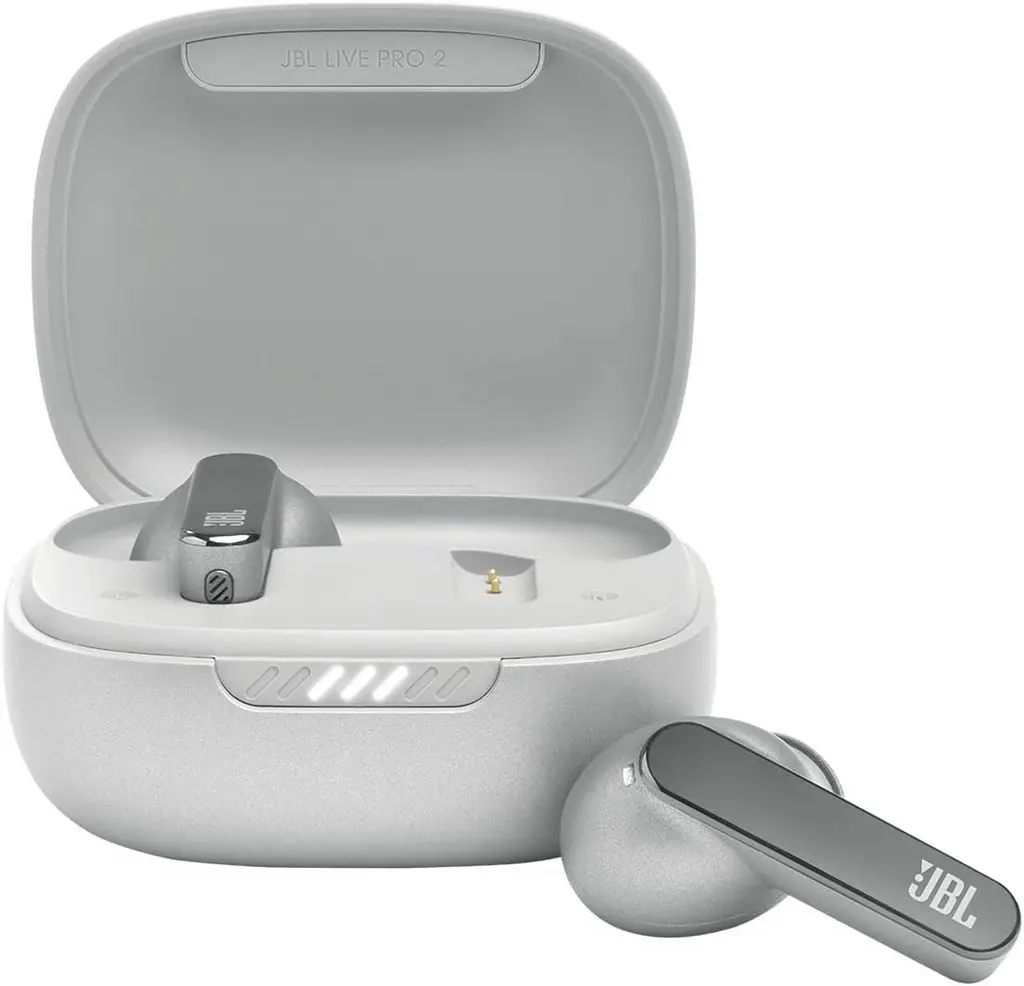 Căşti JBL Live Pro 2, argintiu