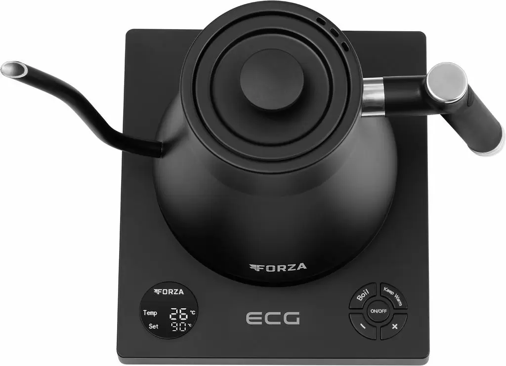 Электрочайник ECG Forza 8000 Pour over Nero, черный