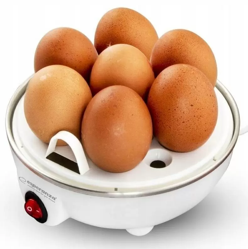 Fierbător de ouă Esperanza EggMaster, alb
