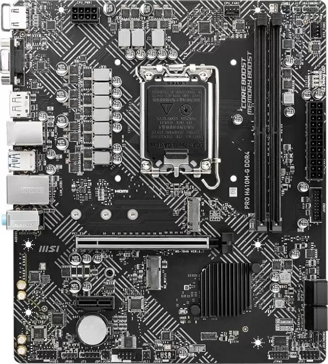 Placă de bază MSI Pro H610M-G DDR4