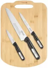 Set din 3 cuțite și placă de tăiere Rondell RD-1569