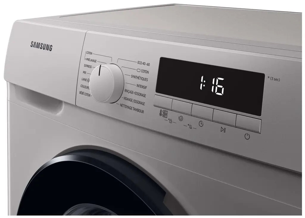 Стиральная машина Samsung WW80T304MBS/LE, серебристый на tehnoparc.md Стиральная машина Samsung WW80T304MBS/LE, серебристый